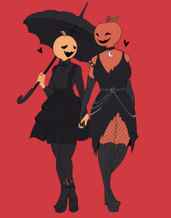 idolomantises:Happy Halloween! Have some Pumpkin Girls 🎃 ✨