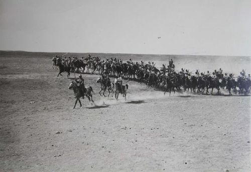 Ottoman cavalry charge forth, date unknown