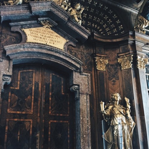 ancient-serpent:The library at Melk Abbey (at Stift Melk)