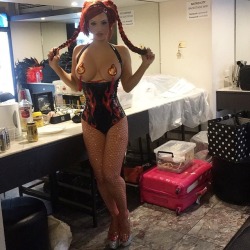 officialrubberdoll:Happy Friday everyone!Taking it back to my trip to Australia in June.Here’s a pic of me backstage getting ready for my show.  . . #rubberdoll #flashbackfriday #Australia #fetishperformer #fetishmodel #altmodel #fetishparty #fetishball