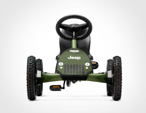odditymall:  This Junior Jeep Pedal Go-Kart is perfect for your young child to have some fun on, or 