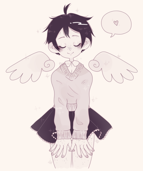 pokuio:  i was surprised i hadnt drawn him in a skirt yet