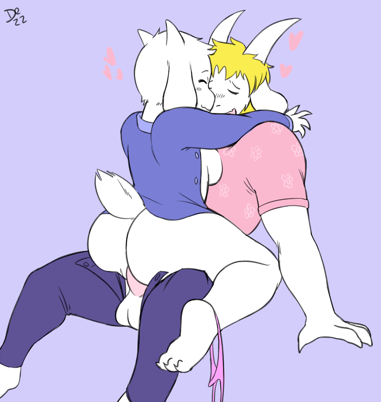 dezzone:   Goatmom and Goatdad having some fun after school hours. Scandalous. Consider