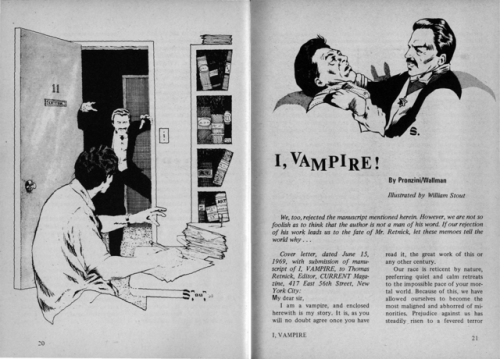 I, Vampire! by Bill Pronzini and Jeffrey WallmanArtist: William StoutCoven 13, March 1970.