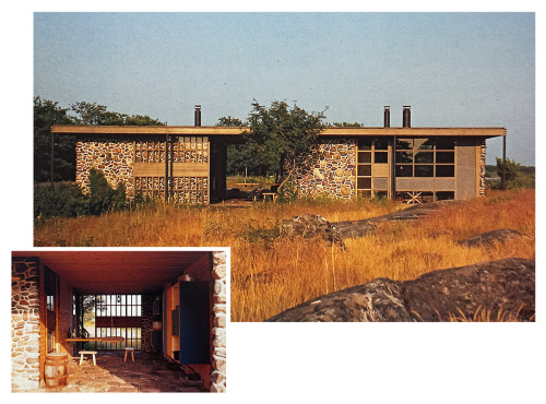 Summer House GullichsenStora Hastskar - Vänö, Kimitoön, Finland; 1971-72Juhani Pallasmaa (photograph