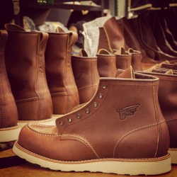 redwingheritage:  Boots finished at the plant