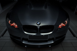 automotivated:  BMW E92 M3 Matte Space Gray