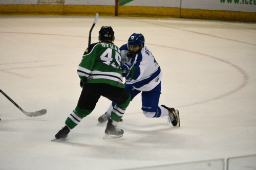 floofyfeather:  So along with video games and figure skating, I love hockey.  Louisiana Ice Gators v. Columbus Cottonmouths W 6-4 Jan. 2, 2015