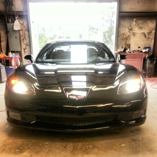 Front of the vette