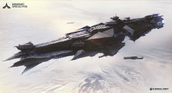 spaceshipsgalore:New Federal Destroyer Trident