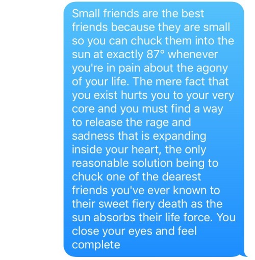 My small friend asked me what small friends were good for&hellip;.. so I gave her some responses :D