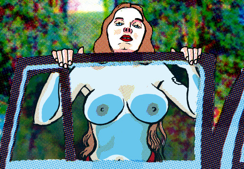 shoo-bop:  Deepgreen Drawing from a picture of Deepgreen.HERE the original photo by Angelo Ciani.