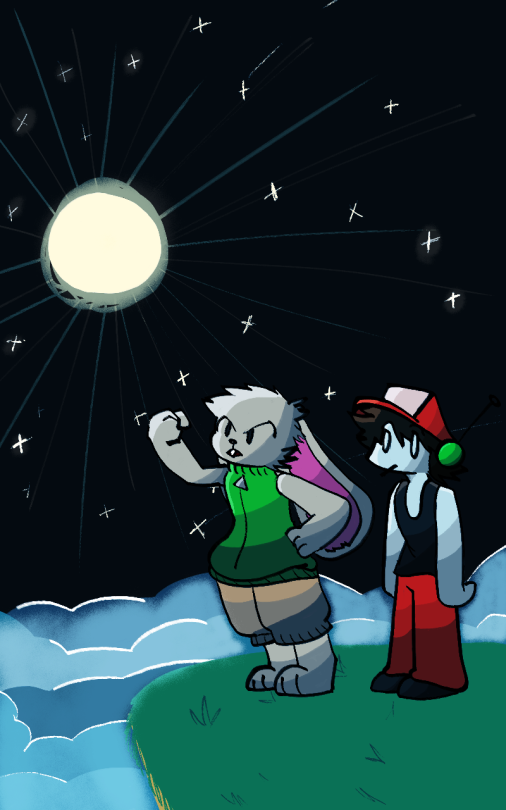 Gonna Kick The Moon One Day!For @inexplicably-spookified