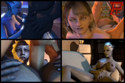 timpossible-purgatory:  4(!) new Gifs (I finally found a way to add a watermark to the whole gif without ruining the gif^^) Liara sucks cock  Ashley loves those fertility rites (The light is not very kind to this model) Pushing it deep in Liara Liara