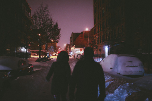 now-youre-cool: Braving the Blizzard to Go to the Bar, Brooklyn, NY, January 23rd, 2016