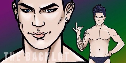thebacklot:
“ Hump Day: Adam Lambert Paper Doll Set!
And now we have a new feature for Hump Day in 2014. We asked Andy Swist work his magic for Adam.
Here’s the main Adam 2D action figure with his first outfit and accessories …
”