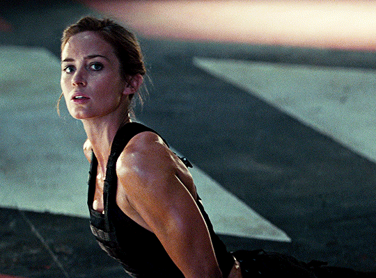 biggsdarklighters:EMILY BLUNT as RITA VRATASKI in EDGE OF TOMORROW