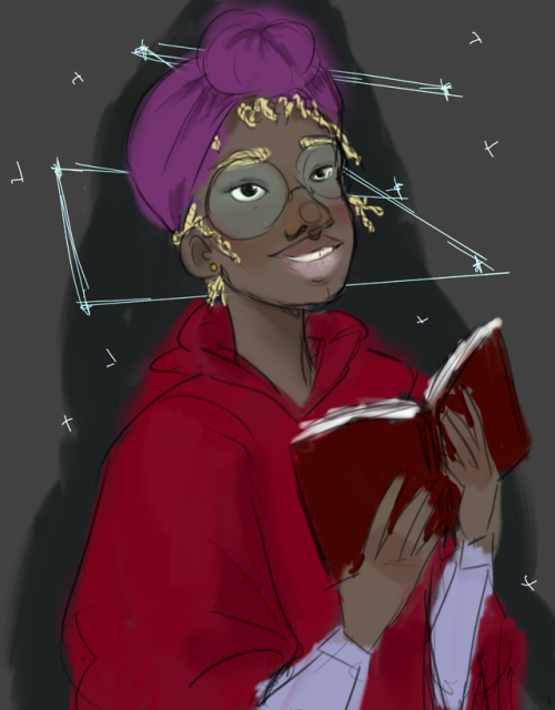 divinelark:A very messy, young Lucretia!I love her, soft girl[image description: a drawing of Lucret