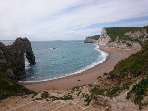 hamiltonlaura: Geobritainroadtrip day one, part one! Lulworth Cove, the Lulworth Crumple, Man O War 