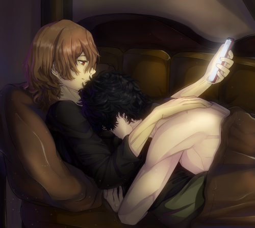 ShuAke Week Day 5: Home/OutfitsLet’s pretend that leblanc booth seat in the attic is actually comfor