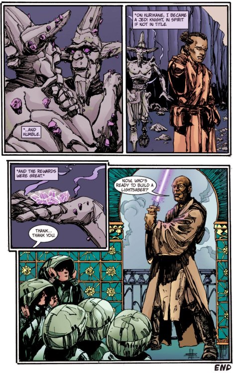 gffa:I really loved this short Mace Windu story (from Legends’ Star Wars Tales) because I love Mace 