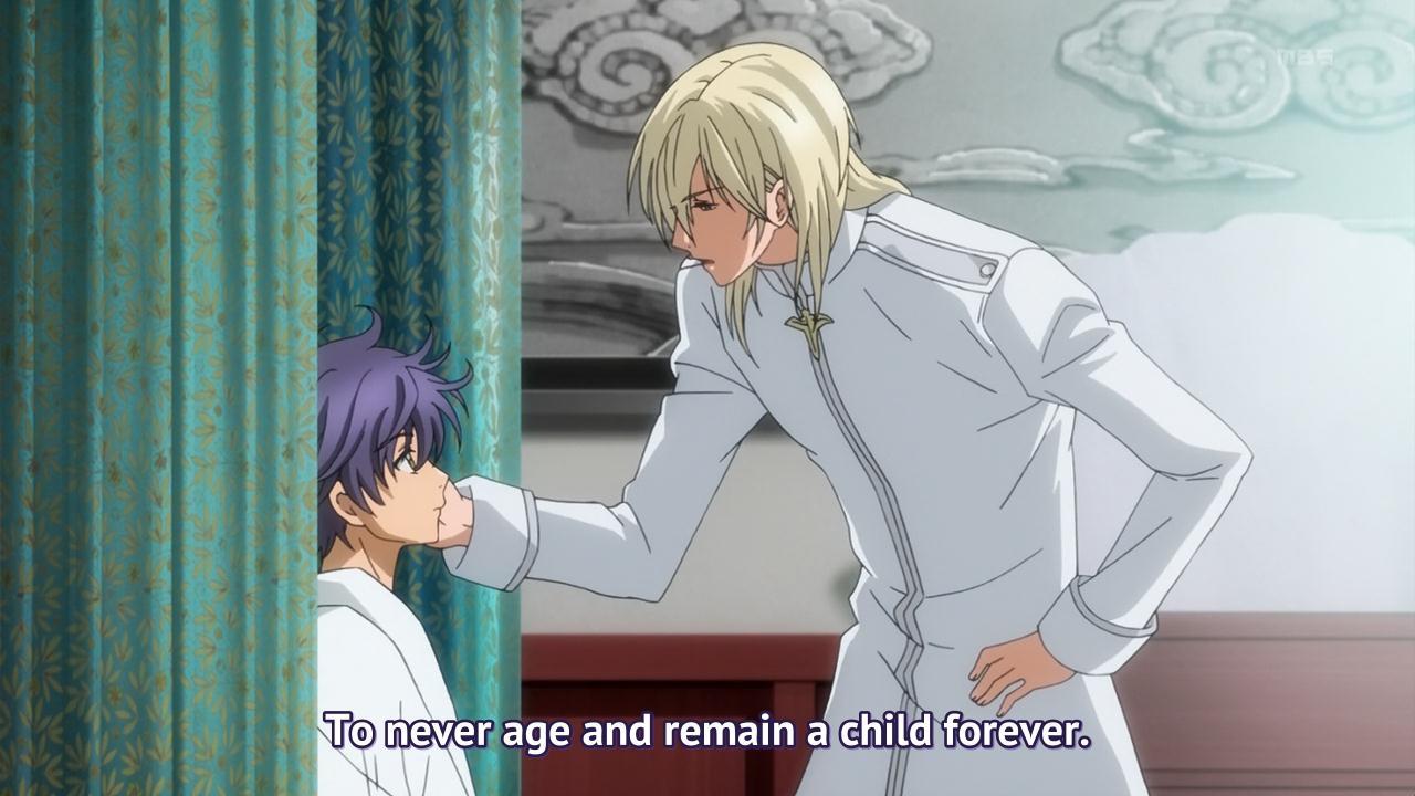 zexalura:  Eternal shota with a god in his arm versus guy with the giant, magical