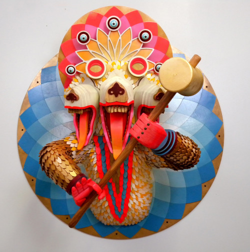 crossconnectmag:AJ Fosik is an American artist best known for his carefully crafted and vividly colo