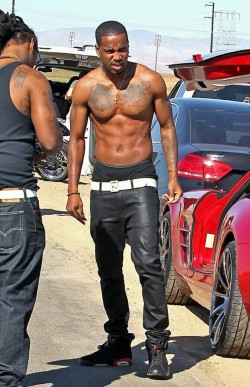 lamarworld:  ( PART 1 of 2 ) Safaree Samuels ass, body &amp; bulge