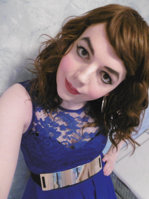 PicturesGorgeous new Blue Party Dress, hope to go out in this someday! <3