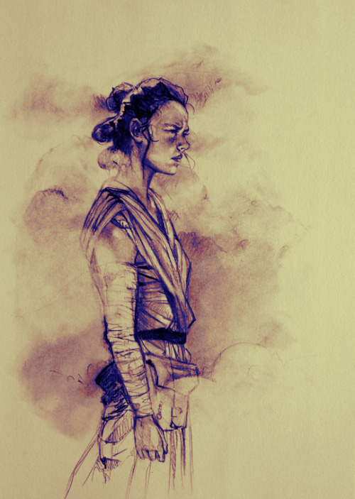 kittrose:Finn & Rey, sketches.
