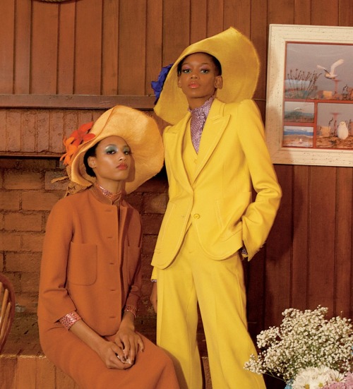 pocmodels: Janaye Furman and Elibeidy Dani Martinez by Roe Ethridge for New York Times Style Magazin