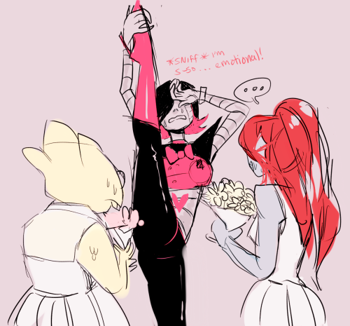 milesupshur: wedding tips: dont invite mettaton