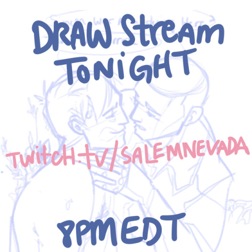 Woo! It&rsquo;s that day of the week, our evening drawstream :D Tonight we&rsquo;re inking a