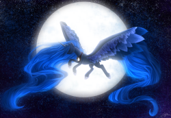 theponyartcollection:  Princess of the Night