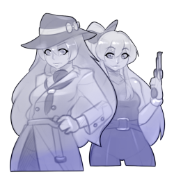  Patreon | Ko-Fi | Twitter Clara and Elisa. Sketch commissions