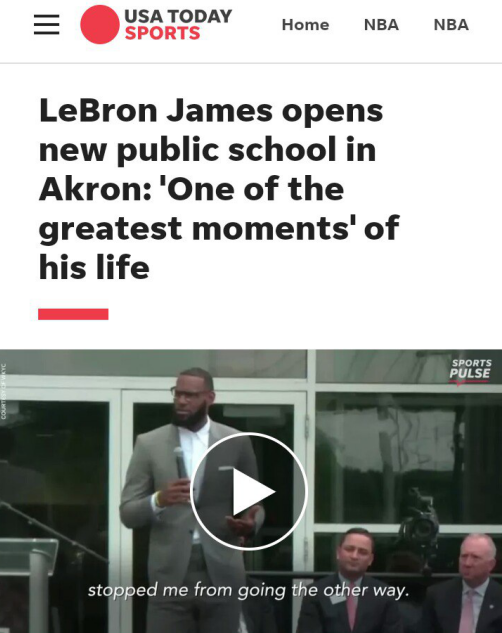 XXX byecolonizer: byecolonizer:  https://www.usatoday.com/story/sports/nba/2018/07/30/lebron-james-promise-school-akron-ohio/862159002/ photo