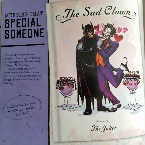 Ok So I Have This Book Called “The World According To The Joker” Its A Little And Quirky Book.