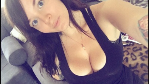 Here she is again. My favorite chick on the Internet. She loves showing off her huge tits. And those eyes. She is quite a woman