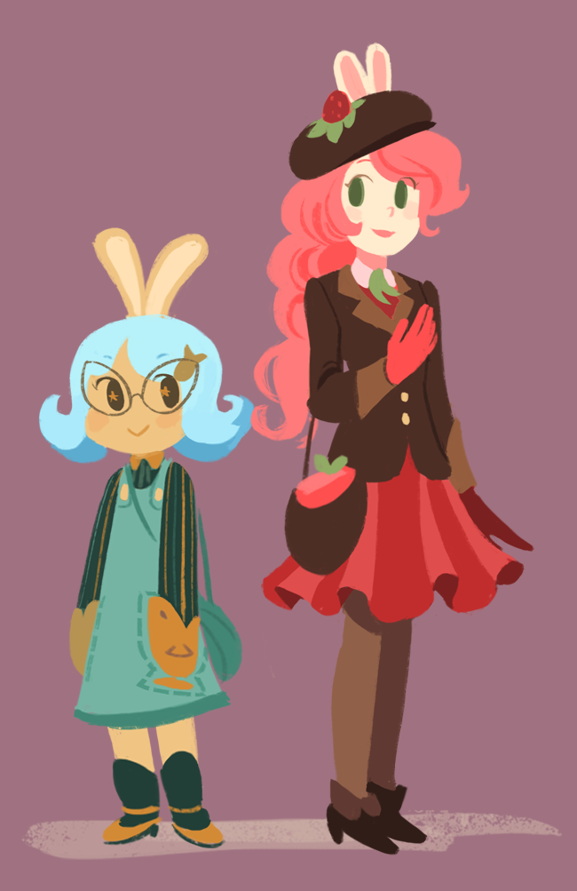 gigidigi:  Cucumber Dressed! is a book of illustrations featuring Cucumber Quest