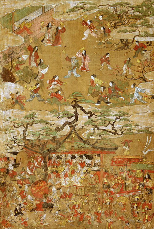 japaneseaesthetics:Genre scenes of the twelve monthsMuromachi Period, 16th century, JapanImportant C