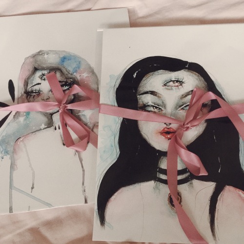 dollfluff: jocelynevalencia: Sending these off to their new homes ❤️ Still accepting art commissi