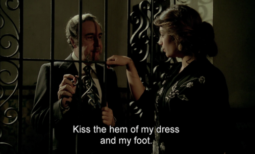 thisobscuredesireforbeauty:That Obscure Object of Desire (Dir. Luis Buñuel, 1977).