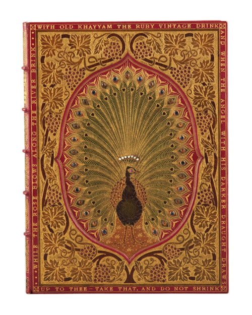 Sangorski and Sutcliffe, jeweled book binding for Rubaiyat of Omar Khayyam, 1872. London. Princeton 