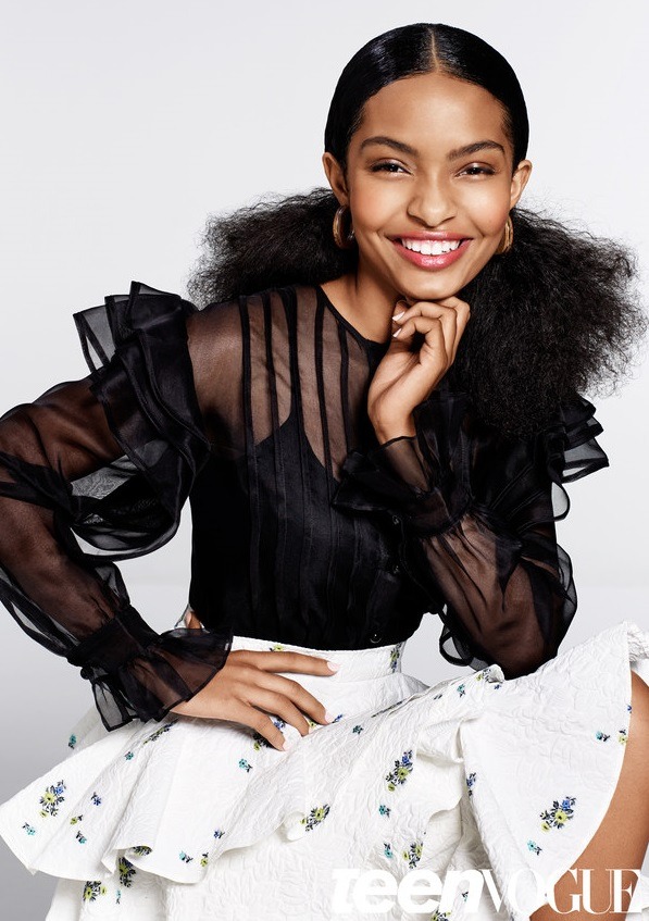 securelyinsecure:  Yara Shahidi for Teen Vogue   fuck it up sis