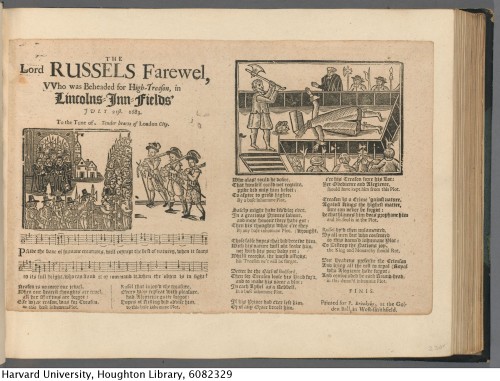 The Lord Russels farewel, vvho was beheaded for high-treason, in Lincolns=Inn=fields&rsquo; Jvly