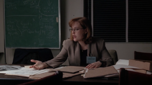 Dana Scully in The X-Files ep 1.22 Born Again