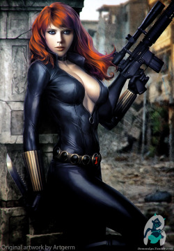 demond4n:  Another Scarlett Johansson, another piece from Artgerm. Enjoy!