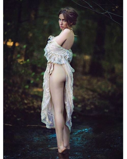 thomasagatz:  Russian Ekaterina in the dark moody woods 😃#thomasagatz