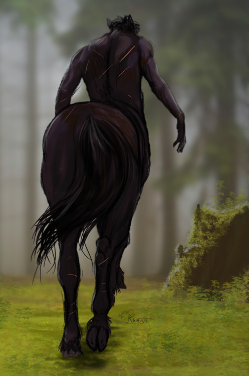 rareaji: Sketchou de personnage de RP Blake, un amour de graaaand centaure !
