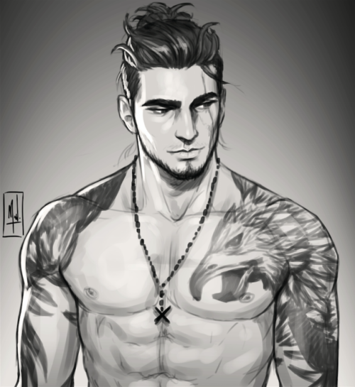 merwild:Decided to give a bit of my time to Gladio because I’ve drawn him only once, more than a yea